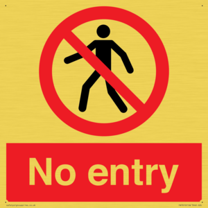 No entry